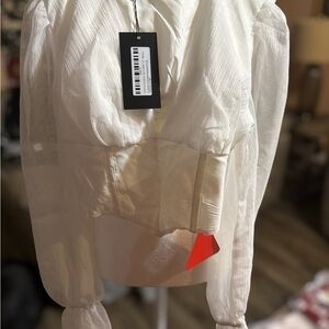 EGO White Sheer Blouse